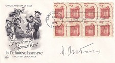 Mikhail Gorbachev-Signed First Day Cover (Last Leader Soviet Union & Nobel Prize picture