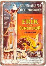 Erik Conqueror Vintage Movie Poster Old Retro Look Metal Sign MP1490 picture