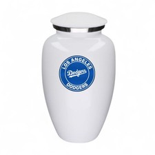 Los Angeles Baseball Cremation Urn for Human Ashes Adult 190 Cu In Memorial picture