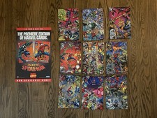 Complete (9) 1994 Premier Edition Marvel Oversized Masterprints Cards & Poster picture