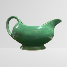 Vintage Pre 1973 Old Fiestaware Light Green 8”x4”x5” Gravy Boat picture