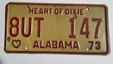 Alabama License Plate 