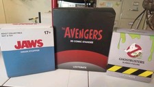 Lot Of 3 Lootcrate Collectibles Avengers, Ghostbusters, Jaws picture