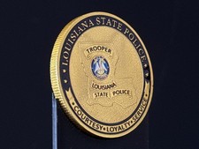 Louisiana State Police LSP Challenge Coin picture