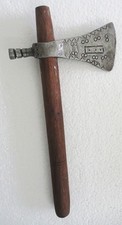 ANTIQUE AXE FINE ENGRAVING BOTH SIDES picture