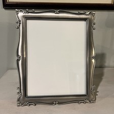 Burnes of Boston Picture Frame Silver Pewter Finish 8