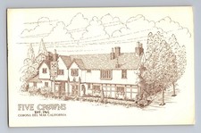 Five Crowns A Lawrys Associated Restaurant Carona Del Mar California Postcard picture