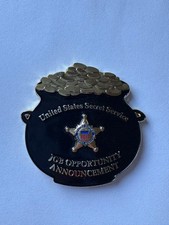 USSS US Secret Service JOA JOB OPPORTUNITY ANNOUNCEMENT Challenge Coin picture