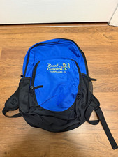 Busch Gardens Tampa Bay FL Backpack Blue Black Embroidered Souvenir Bag NWOT picture