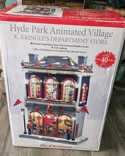 Mr. Christmas Hyde Park Animated Village K. Kringle's Department Store READ picture