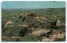 1963 Theodore Roosevelt National Park Badlands Postcard picture