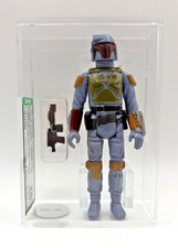 Blue Painted Helmet Boba Fett 1980 Vintage Star Wars Action Figure🔥AFA Graded🔥 picture