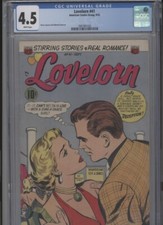 LOVELORN #41 SOLID GRADE CGC LAZANO AND GOOD ART WHITE PAGES ACG  picture