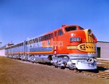 Santa Fe Super Chief photo Locomotive EMD 306 ABC ATSF Railroad train 13x19 picture