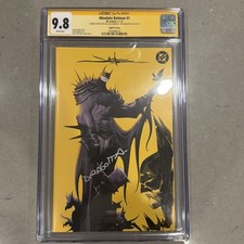 Absolute Batman #1 8th print CGC SS 9.8 SIGNED Remark Jae Lee & Nick Dragotta picture