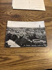 Firenze Panorama and Bridge View  Italy RPPC Vintage Postcard picture