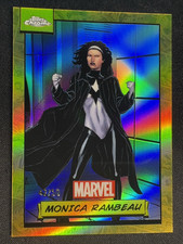 2024 Topps Chrome Marvel #145 Monica Rambeau Doom Spider Gambit TRUE GOLD /50 picture