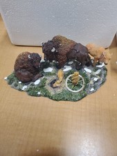 DEPT 56 GENERAL VILLAGE Accessories BUFFALO ON THE PRAIRIE #56.52865 Rare wow picture