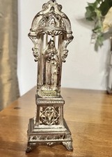 Antique 1950s St. Therese Cathedral Shrine. Souvenir Of New York. 7” *Rare Find* picture