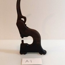 Vintage Cast Metal Hand Press Punch Tool Bench Press (Marked A-1) picture