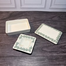 VTG Wedgwood of Etruria Barlaston Queen's Ware Backstamp Mark Detail - Crazing picture