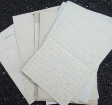 LOT 1890s antique 18 LETTERS thurmont md WILBERT GARRISON love MARY WISSLER  picture