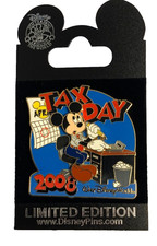 WDW Walt Disney World 2008 Mickey Tax Day Pin LE 2000 picture