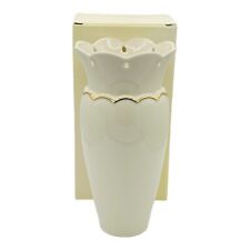 Lenox Perfect Petals Medium Vase 10” Pierced 24k Gold NEW IN BOX picture