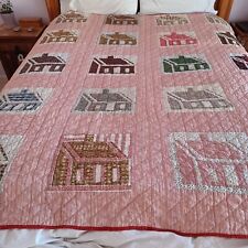 Vintage Schoolhouse Quilt (66 in by 78 in) picture