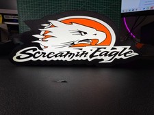 Harley Davidson Screaming Eagle LED Lighted Sign – Classic Eagle Design – 13”x5