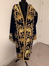 Zardozi Chapon Uzbeki/Tojiki Handmade Gold From Bukhara Uzbekistan picture