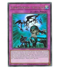Yu-Gi-Oh INTRUDER ALARM - YELLOW ALERT BLAR-FR003 Ultra Rare, 1st Edition. 2I.4 picture