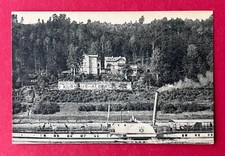 Postcard Bad Schandau around 1910 Kurhaus Alberthöhe with Elbe steamer (182867 picture