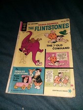The Flintstones #12 gold key comics 1963 silver age cartoon The Too Old Cow Hand picture