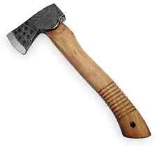11 Undefined Wooden Hunting Camping Fishing Outdoor Hatchet Axe Iron Steel Blade picture