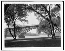 Photo:Philadelphia PA Schuylkill River Fairmount Park Bridge 1900s picture