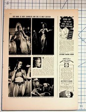 1940s Hope Chandler Article & Ads - Listerine Shaving Cream, Myers's Rum picture