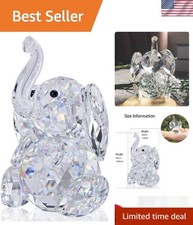Lifelike K9 Crystal Elephant - Ideal for Gifting on Special Occasions picture