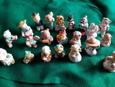 BC Bronson Collectibles Porcelain Bisque Bears Very Nice Condition Lot Of 21 picture