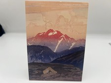 Hiroshi Yoshida Japan Alps Woodblock Art Postcard Mountain Landscape picture