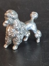 Vintage Solid Silver .925 Miniature Poodle Dog Figurine picture