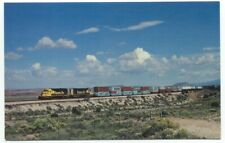 Santa FE Railroad Container Freight Train Prewill NM Postcard picture