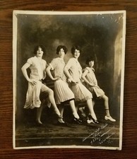Vintage 1900s Black & White Family Portrait Photo by American Art Photo Studio picture