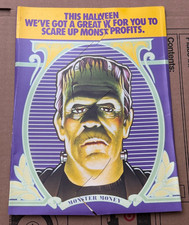 Doritos Pepsi Halloween MONSTER MONEY 1991 Promo Folder - Universal Monsters 90s picture