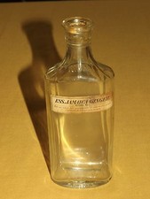VINTAGE OLD OWENS ESS. JAMAICA GINGER PAPER LABEL MEDICINE BOTTLE picture