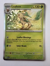 Leafeon SV: Prismatic Evolutions Near Mint or Better Holo picture