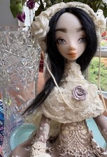Agnė Mikalauskienė “Agniete Dolls” OOAK Gothic Fantasy Art Doll Signed A.M. picture