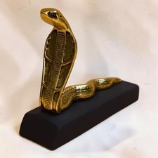 Rare Ancient Egyptian Antique Handmade Uraeus Cobra Statue Stone Pharaonic BC picture
