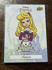 2019 UD Disney Princess Tiara Diamond #PD-2 Aurora Real Diamond Sleeping Beauty picture