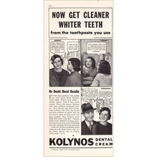 1933 Kolynos Dental Cream Original Vintage Print Ad picture